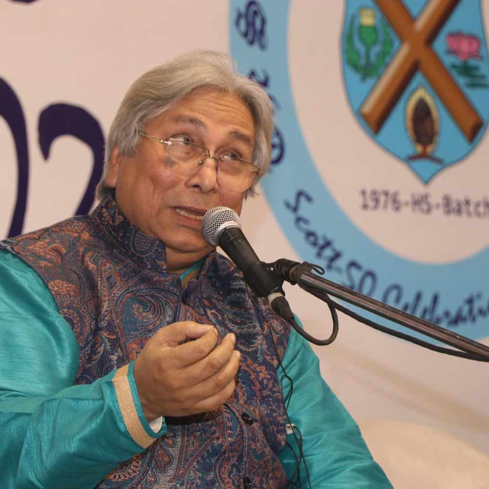 সঙ্গীত শিল্পী শান্তনু বন্দ্যোপাধ্যায়।