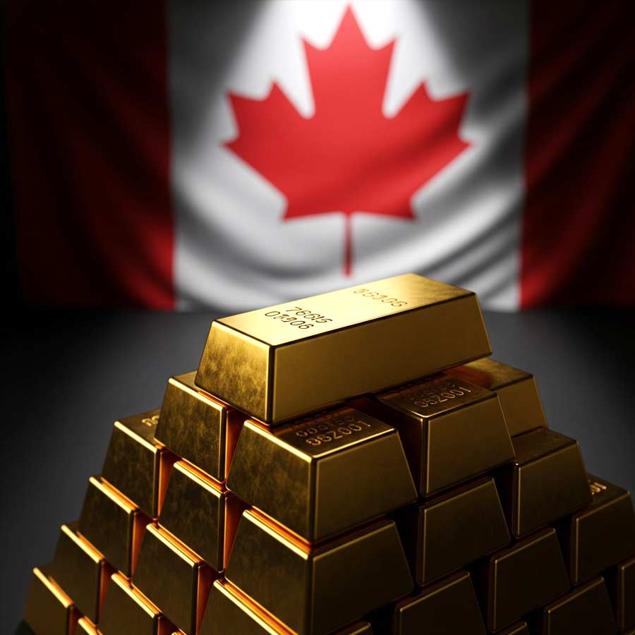 Why Canada has zero gold reserves though it is fourth largest yellow metal producing country