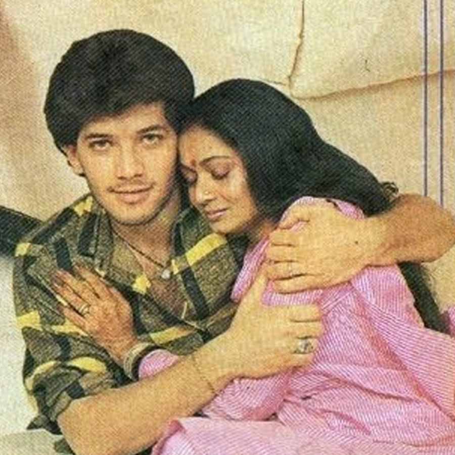Zarina Wahab with Aditya Pancholi