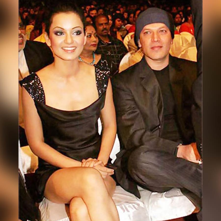 Aditya Pancholi with Kangana Ranaut
