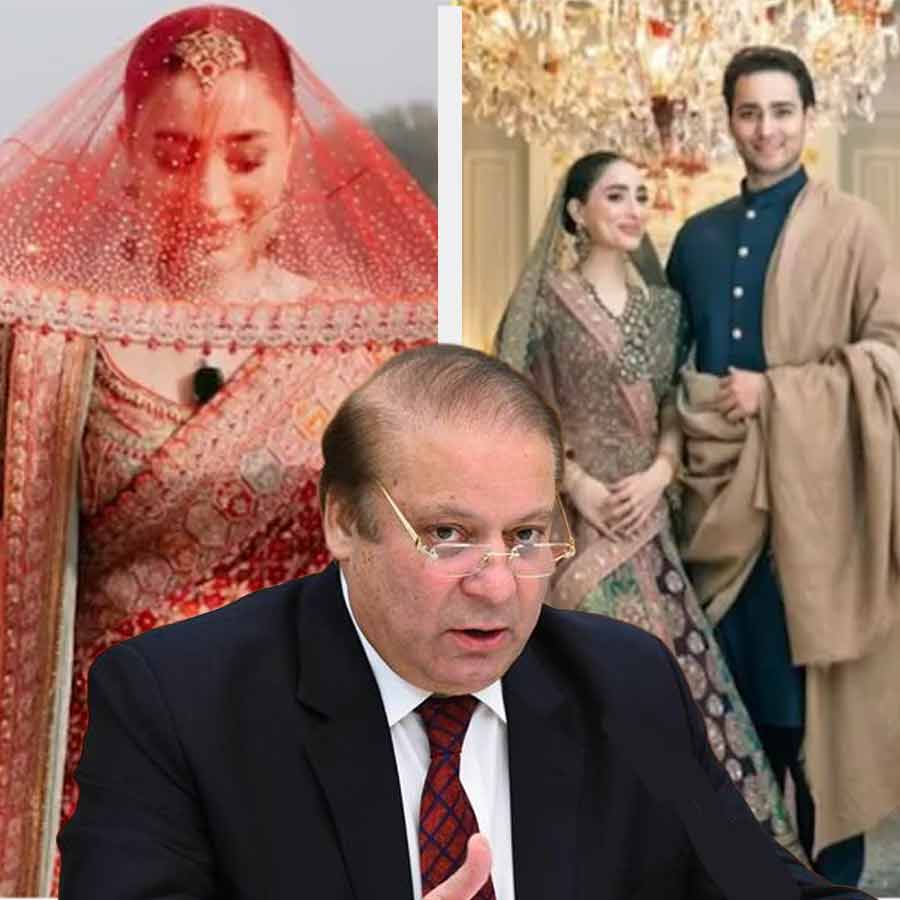 Granddaughter-in-law of Nawaz Sharif wears Indian designers’ clothes in wedding dgtl