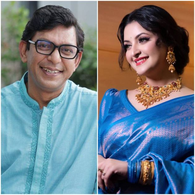 জুটিতে চঞ্চল চৌধুরী-পরীমণি।