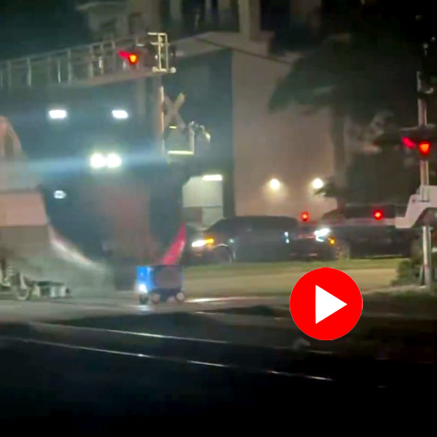 Video of Food Delivery Robot Crushed By Train after it stopped on rail track In Miami dgtl