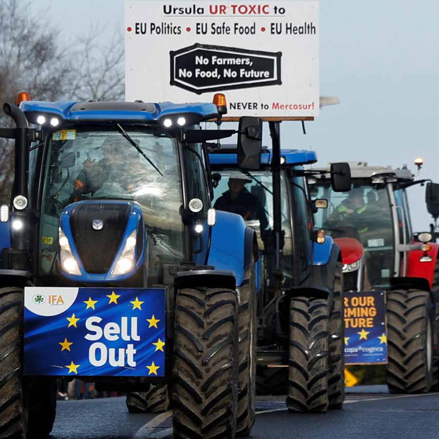EU Mercosur trade deal triggers massive farmer protest, a big concern for Europe 