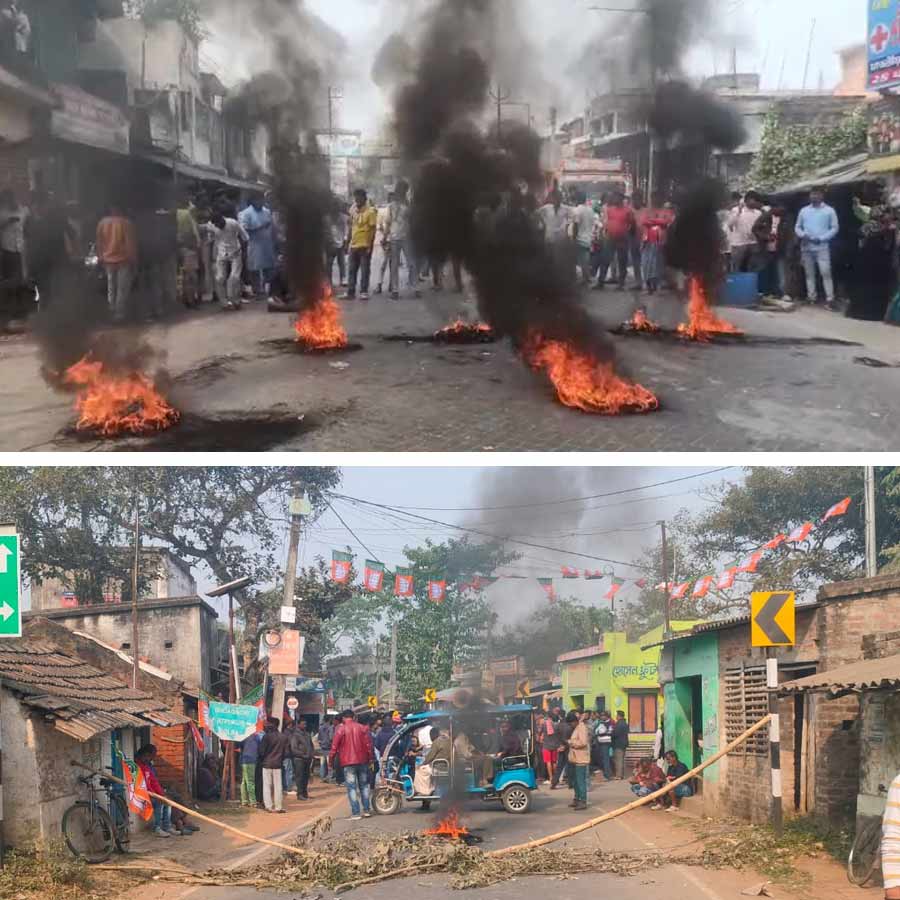 Protests in various parts of the West Bengal over allegations of harassment in the name of SIR