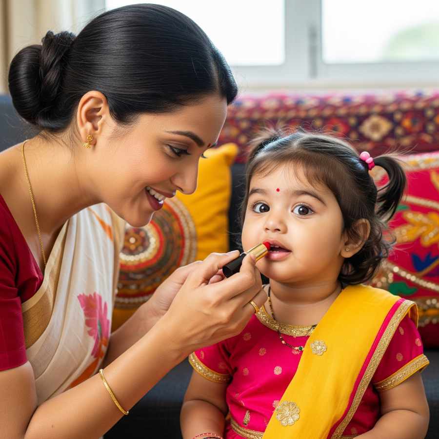 শিশুকে লিপস্টিক পরানো কেন উচিত নয়?