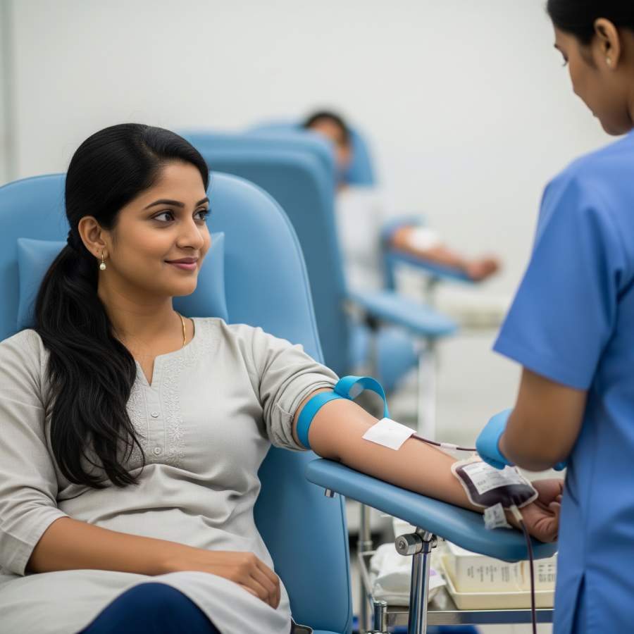 Is it safe to donate blood during periods dgtl