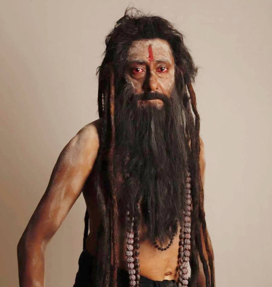 ‘তান্ত্রিক’ রূপে কাঞ্চন মল্লিক। 