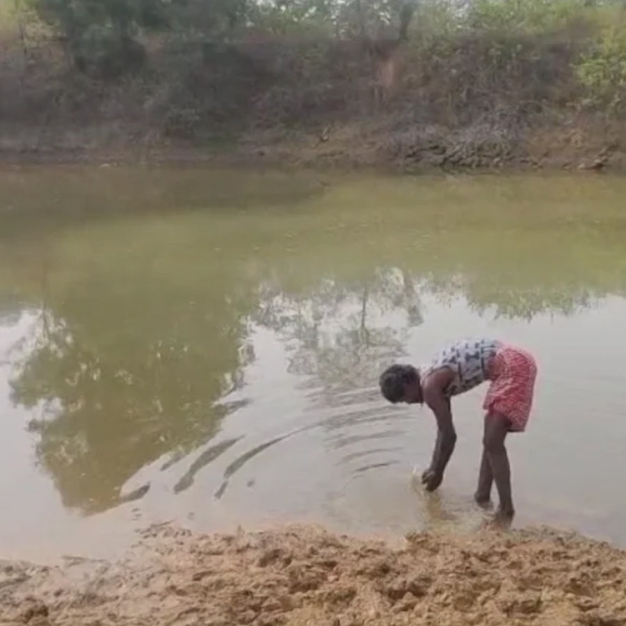 Tribal Man Spends 27 Years Digging a Pond