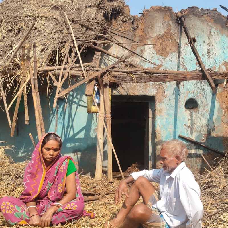 TMC accused of setting fire to BJP leader\\\'s house in Bankura