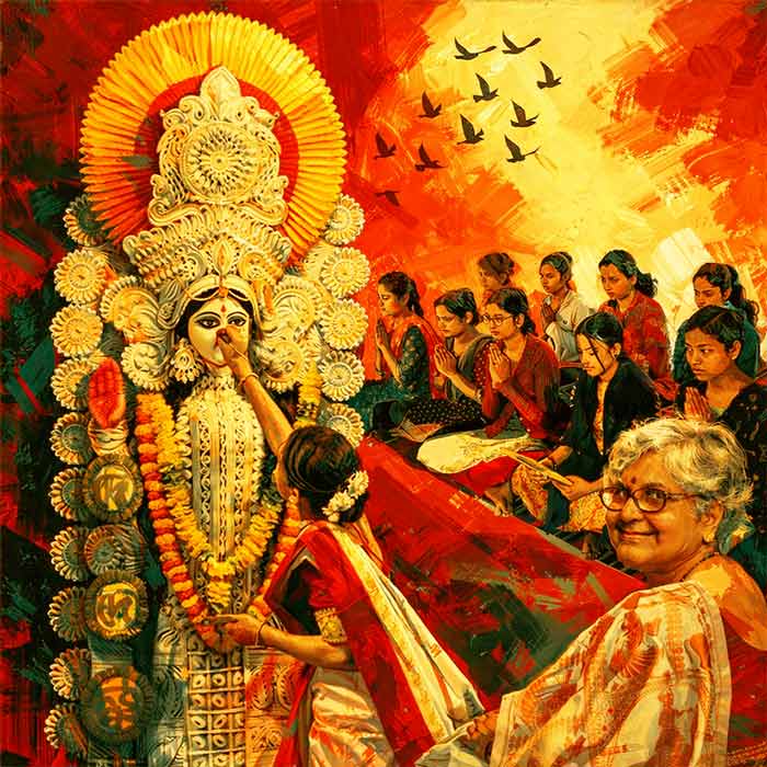 ব্যতিক্রমী ভাবনায় শান দিচ্ছেন নবীন থেকে প্রবীণ সকলেই। 