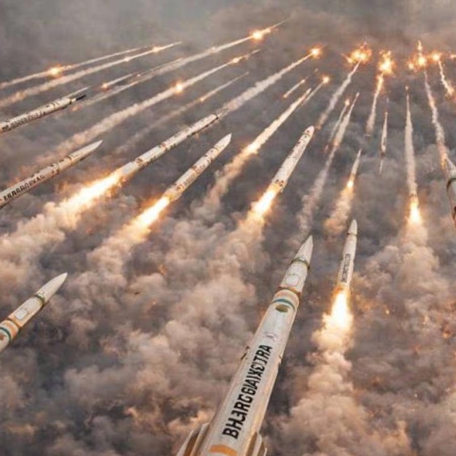 With no rival India is empowered with Bhargavastra which can fire 60 micro missile at a time 