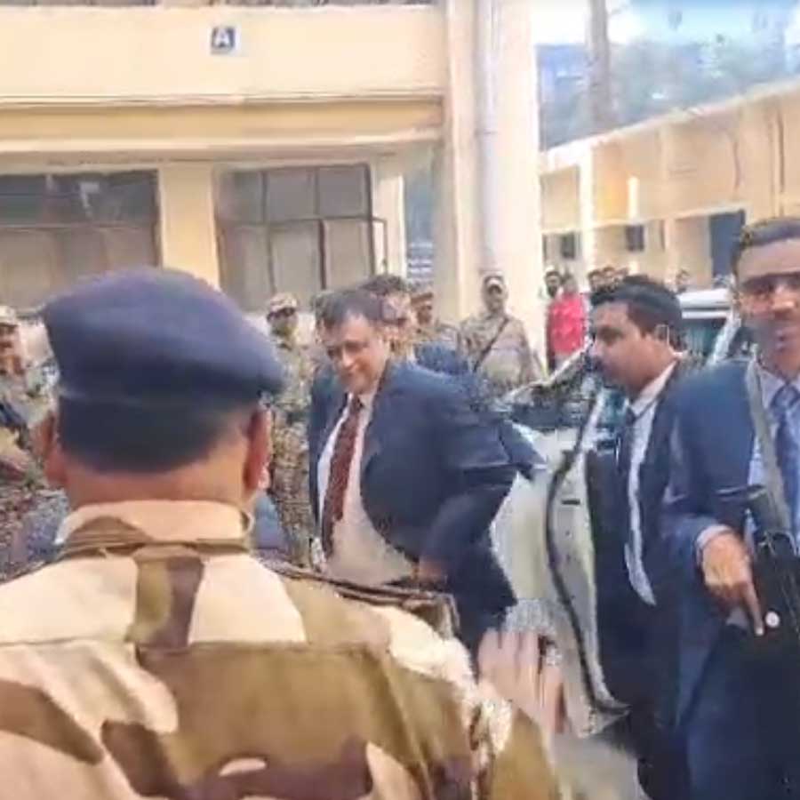 সিজিও কমপ্লেক্সে ইডির ডিরেক্টর রাহুল নবীন।