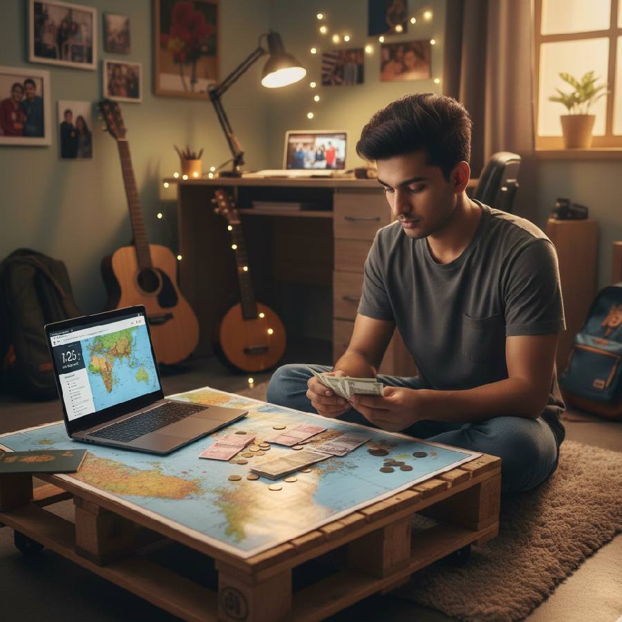 Need money for travel, how a college student could save or arrange money Dgtl
