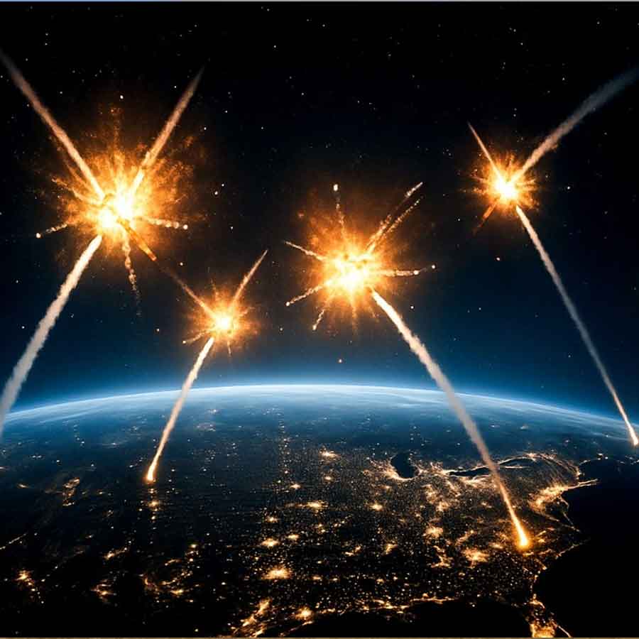 ট্রাম্প জমানায় তৈরি হতে চলা মার্কিন এই আকাশ প্রতিরক্ষা কবচের পোশাকি নাম ‘গোল্ডেন ডোম’। যুক্তরাষ্ট্রের প্রেসিডেন্টের দাবি, এর সাহায্যে অনায়াসেই ঠেকানো যাবে হাইপারসোনিক (পড়ুন শব্দের চেয়ে পাঁচ গুণ বেশি গতিসম্পন্ন) ক্ষেপণাস্ত্র। বর্তমানে রাশিয়া এবং চিনের মতো শত্রু রাষ্ট্রগুলির অস্ত্রাগারে সংশ্লিষ্ট হাতিয়ারটি থাকায় চিন্তায় ঘুম উড়েছে ওয়াশিংটনের।