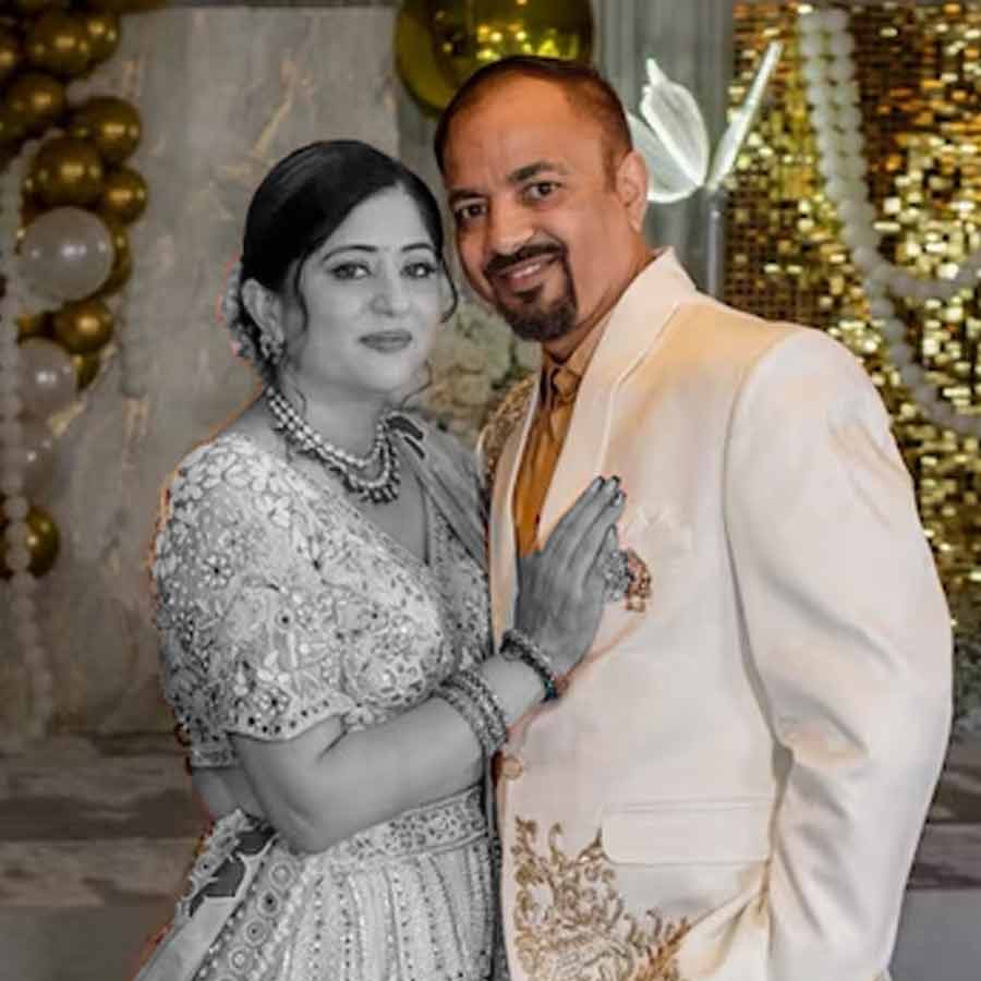 (বাঁ দিকে) অভিযুক্ত বিজয়ের স্ত্রী মিমু ডোগরা। (ডান দিকে) অভিযুক্ত ব্যক্তি। ছবি: সংগৃহীত।