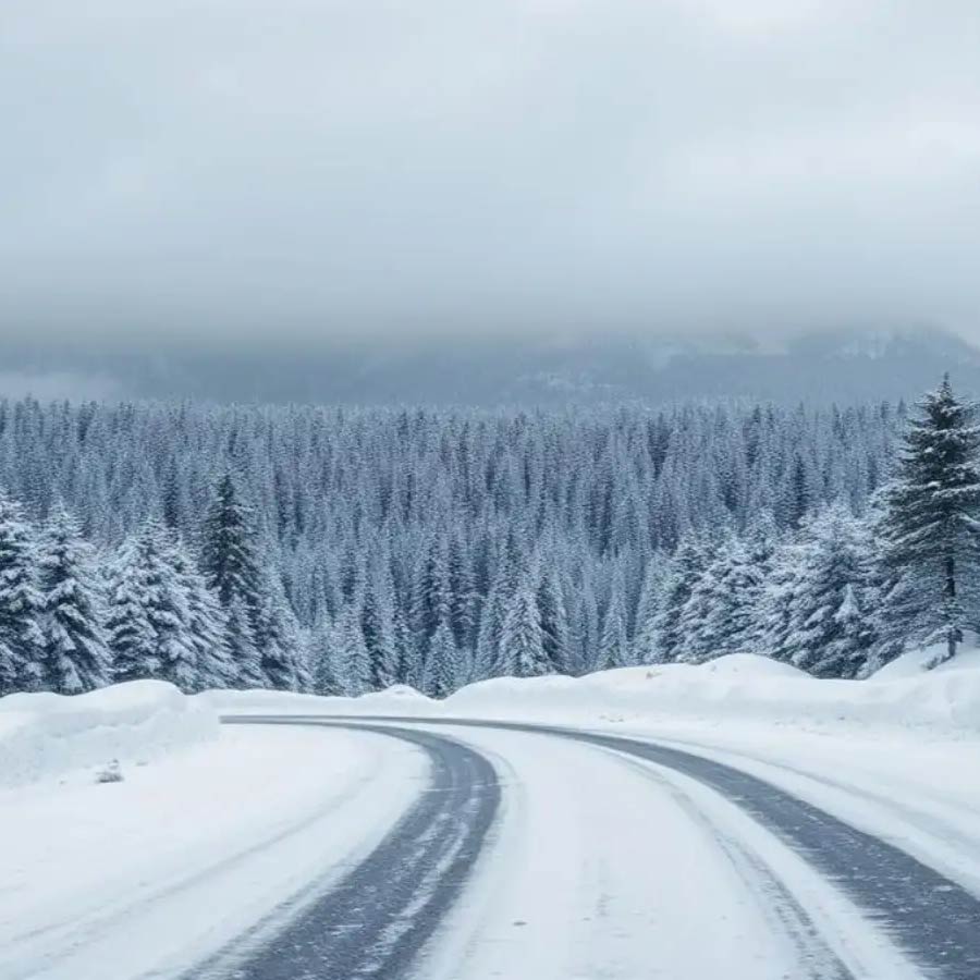 Snowstorm in America