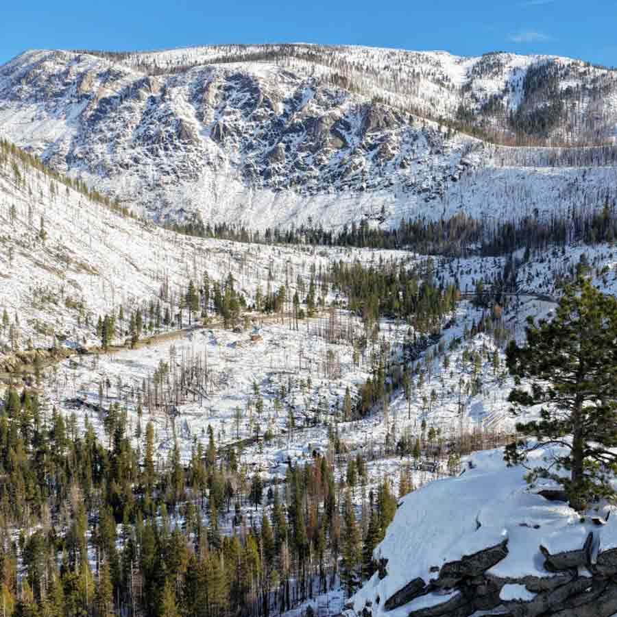 Snowstorm in America