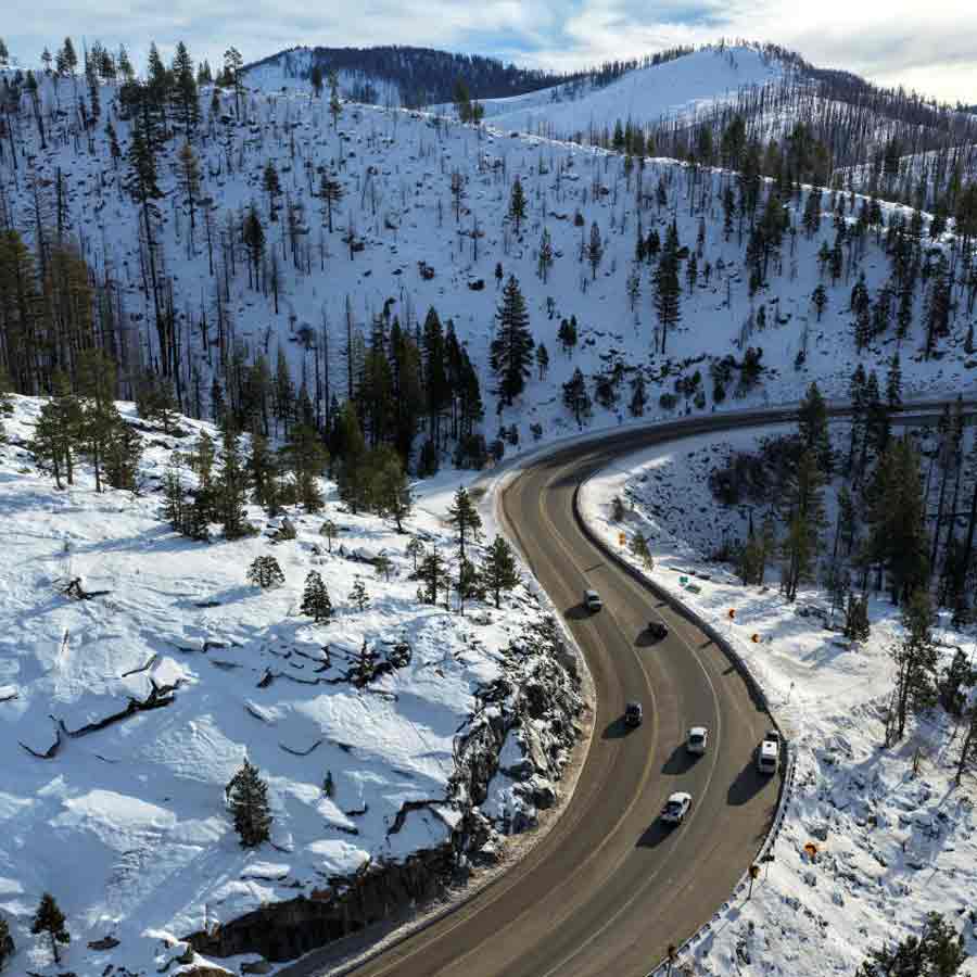 Snowstorm in America