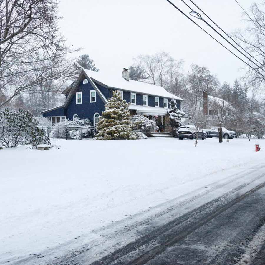 Snowstorm in America