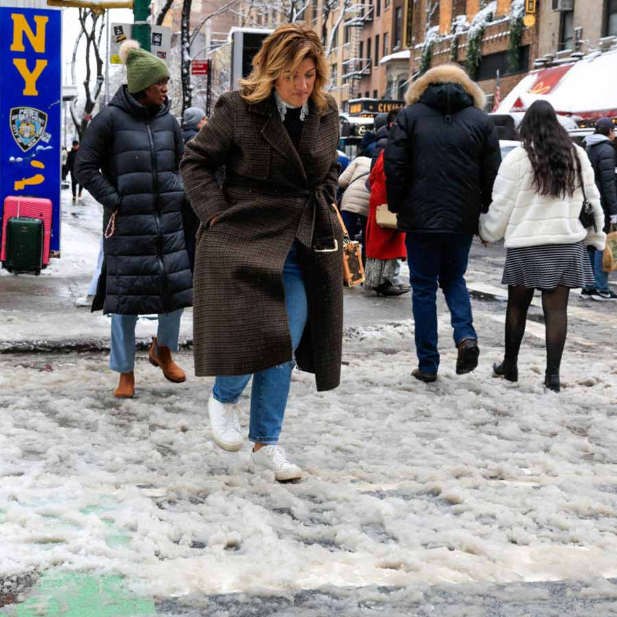 Snowstorm in America