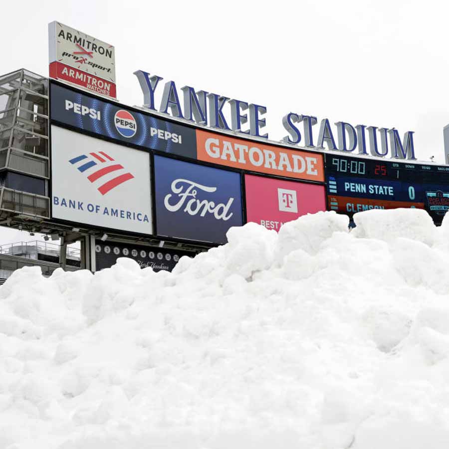 Snowstorm in America