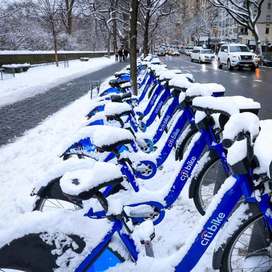 Snowstorm in America