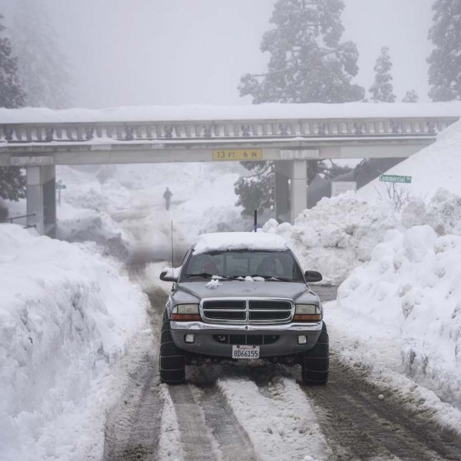 Snowstorm in America