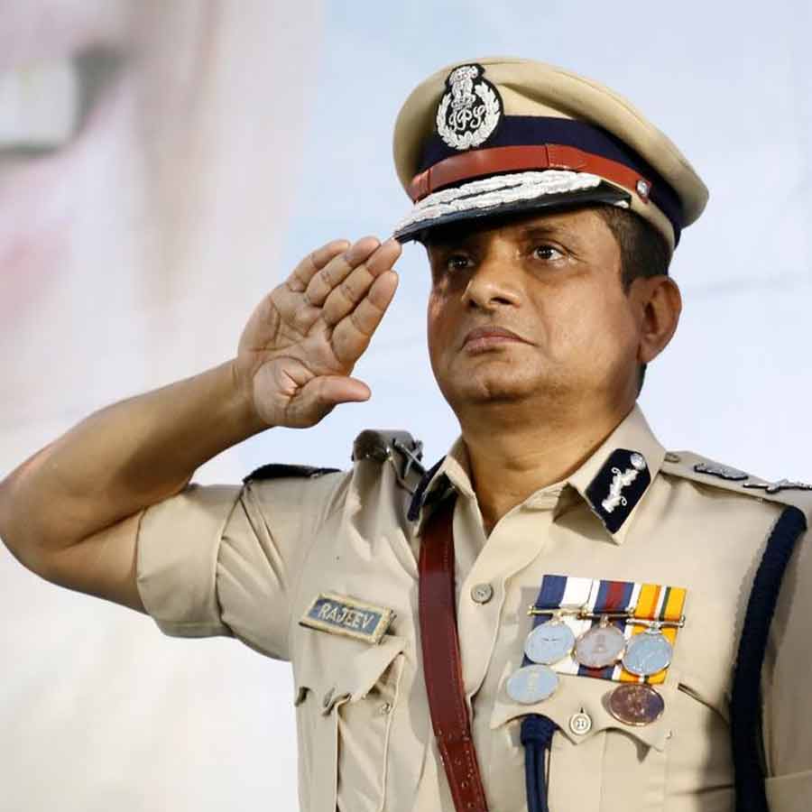 রাজ্য পুলিশের ভারপ্রাপ্ত ডিজি রাজীব কুমার।