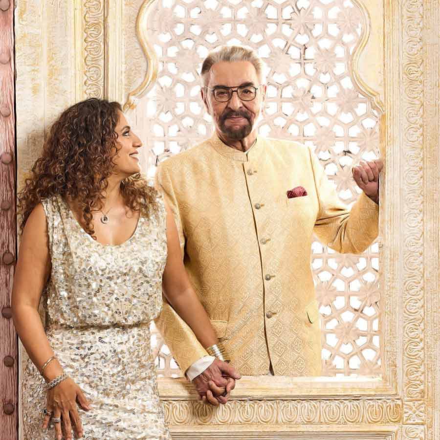 Kabir Bedi with Parveen Dusanj