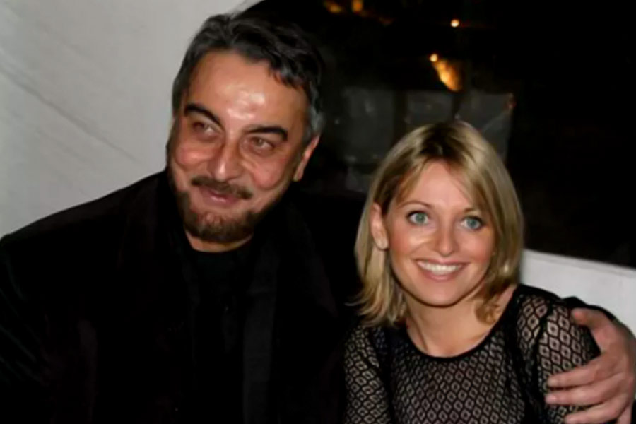 Kabir Bedi with Susan Humphreys