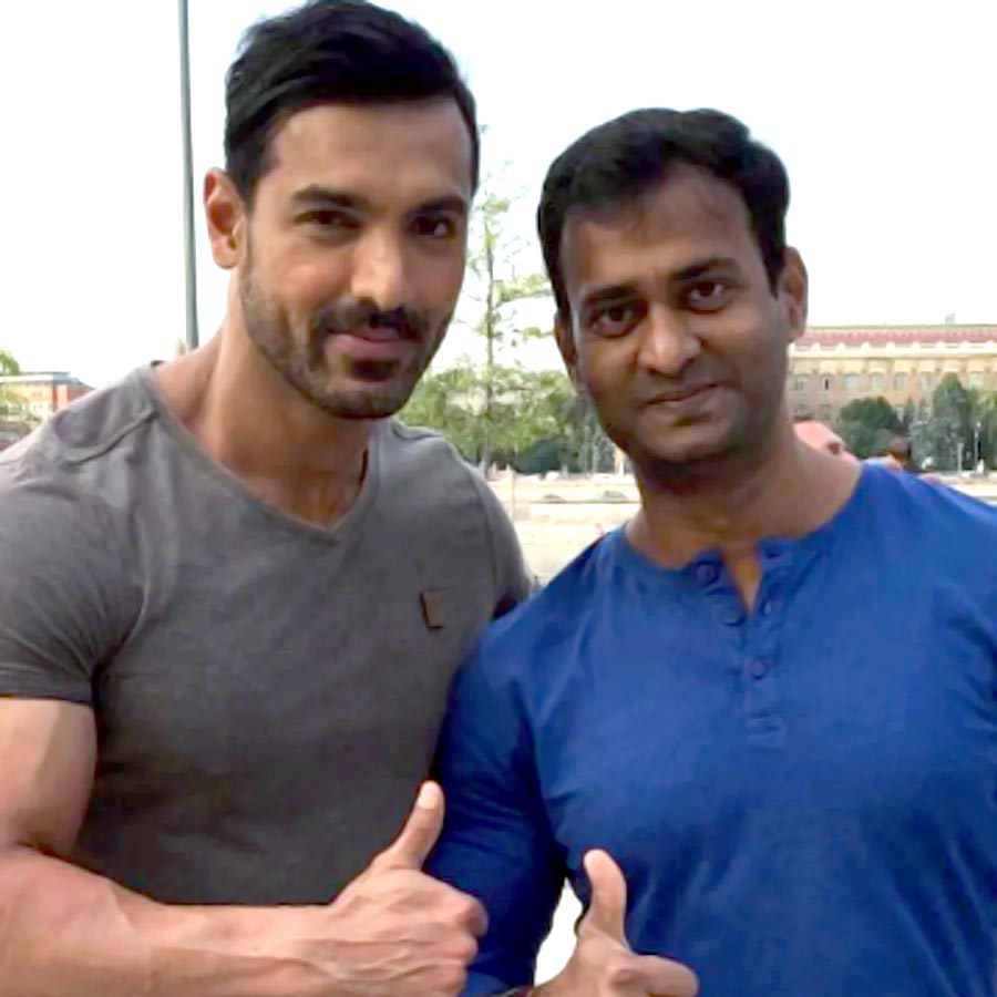 Vinod Channa with John Abraham