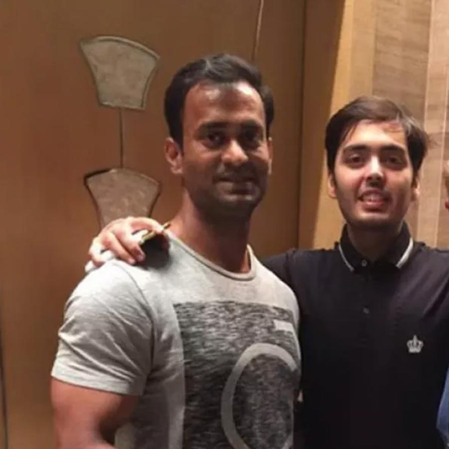 Vinod Channa with Anant Ambani