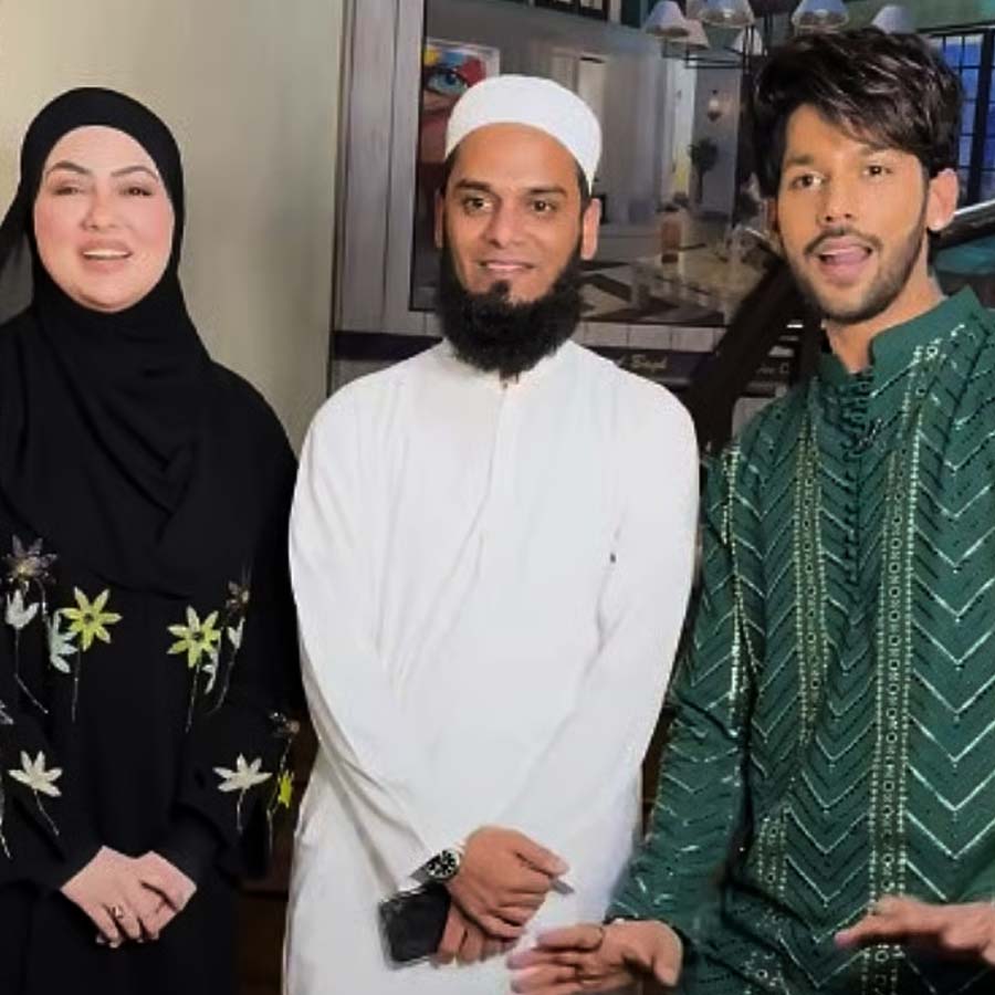 Sana Khan trolled for not posing with Bigg Boss fame Baseer Ali