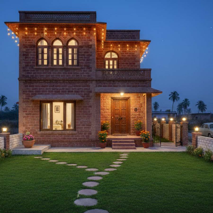 বাড়ির সামনেই হোক সবুজ মোড়া ঘাসের চাদর।