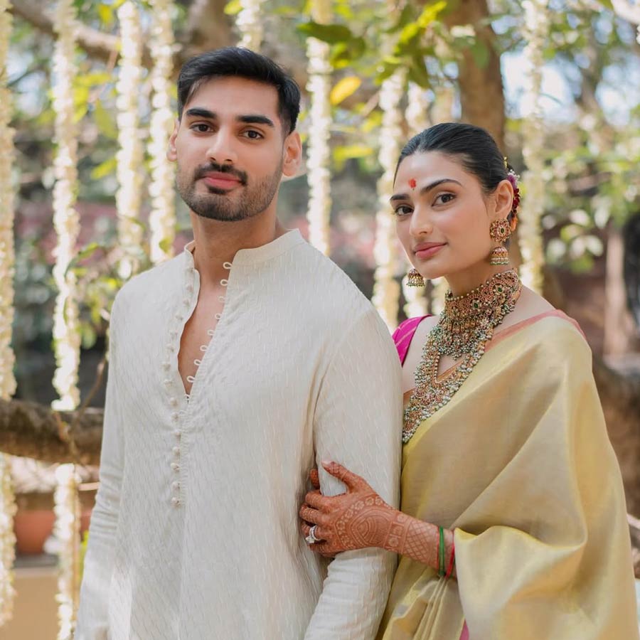 Ahan Shetty with his sister Athiya Shetty