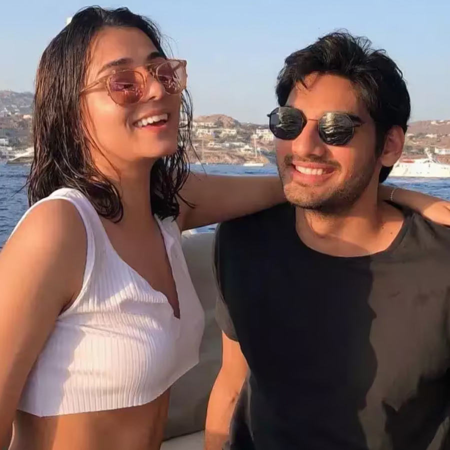 Ahan Shetty with Tania Shroff