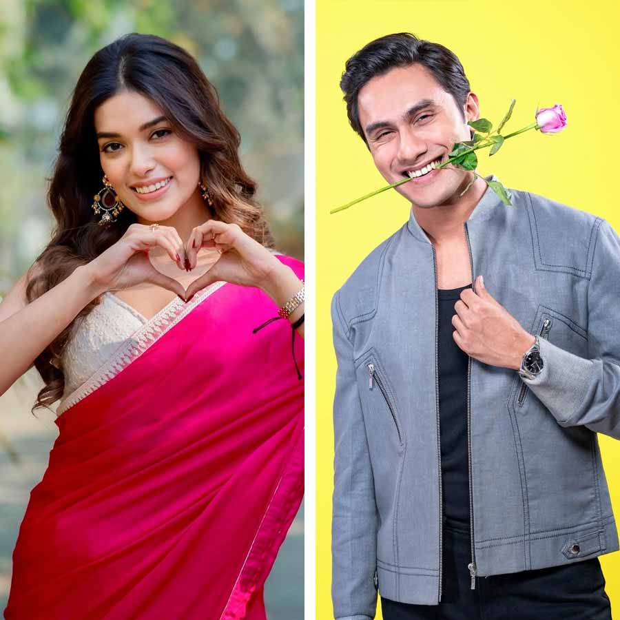 Speculations are Actress Hiya Chatterjee and actor Ritwik Bhowmik dating in real life as well