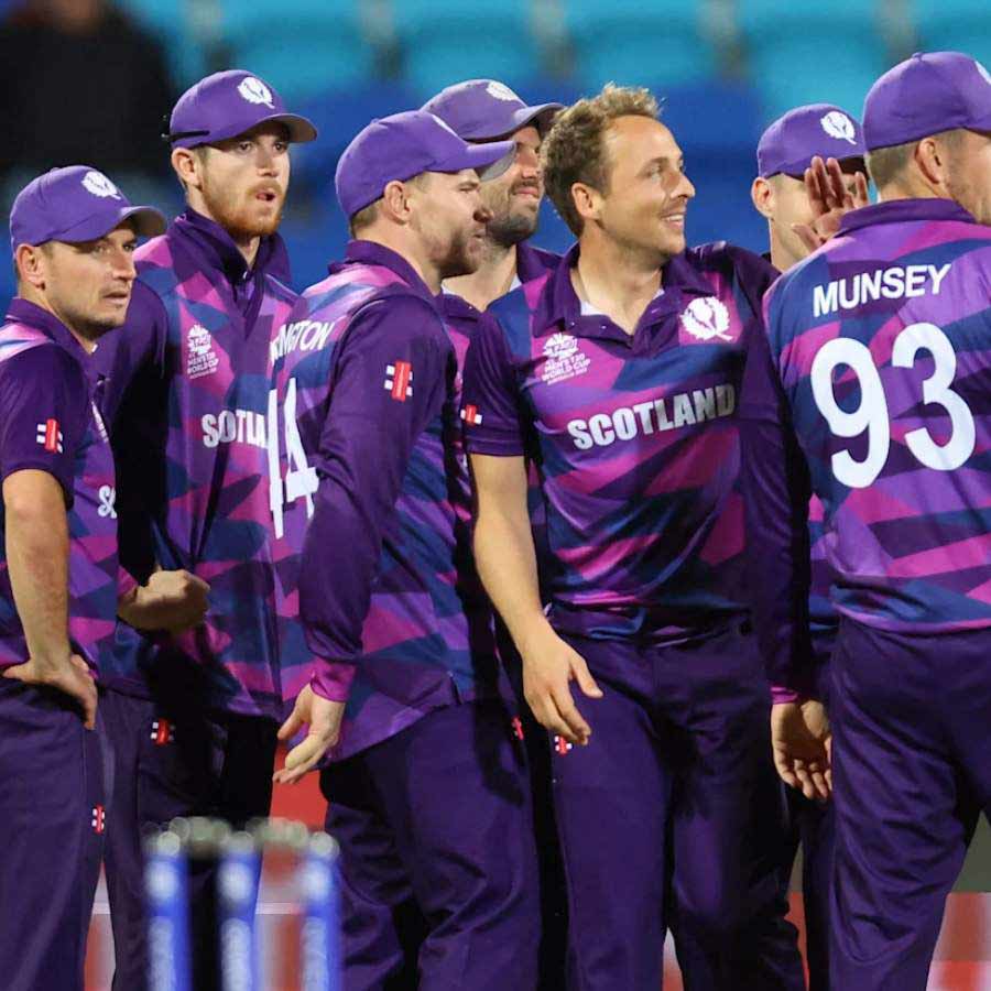 স্কটল্যান্ড ক্রিকেট দল। ছবি: এক্স।