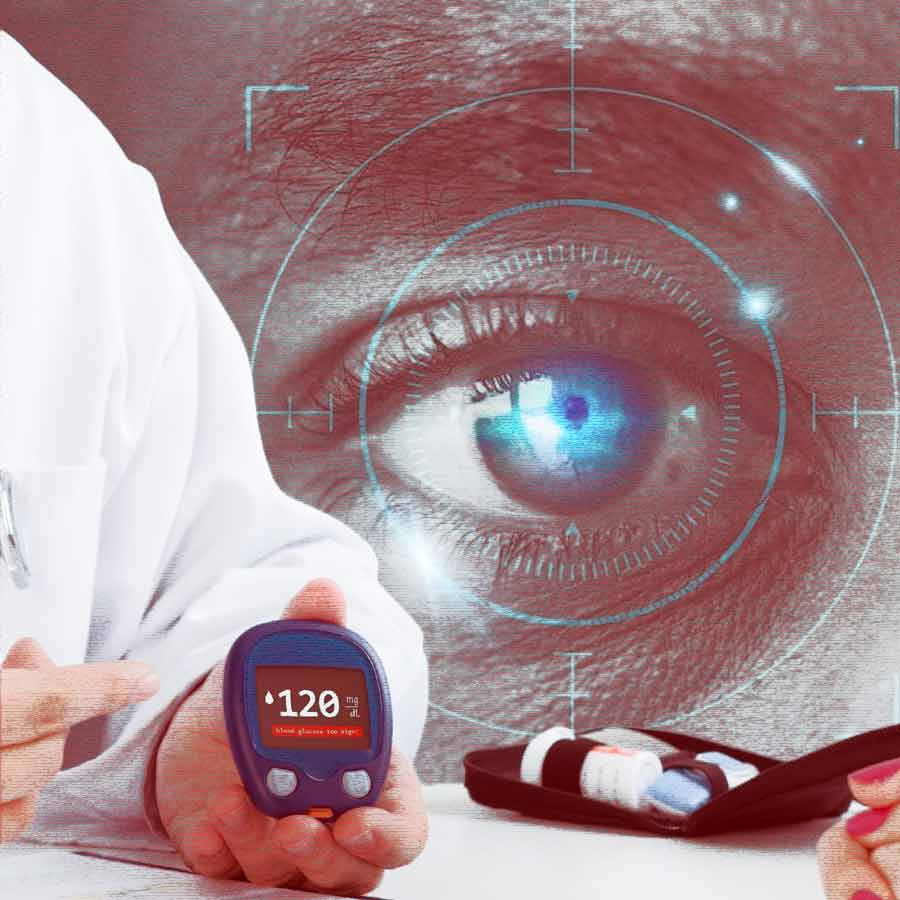 A simple retinal photograph, read by AI, could replace blood tests for diabetes screening