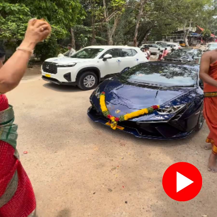 Video shows Lamborghini car damages after Hyderabad woman breaks coconut In front of car