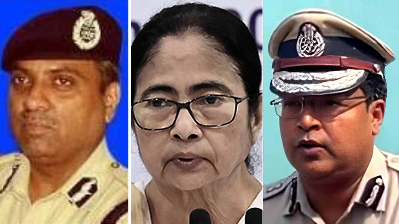 (বাঁ দিক থেকে) পীযূষ পাণ্ডে, মমতা বন্দ্যোপাধ্যায় এবং সুপ্রতিম সরকার।