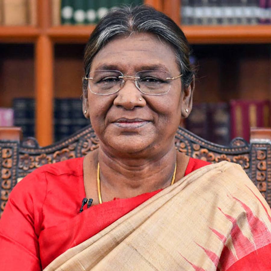 রাষ্ট্রপতি দ্রৌপদী মুর্মু।