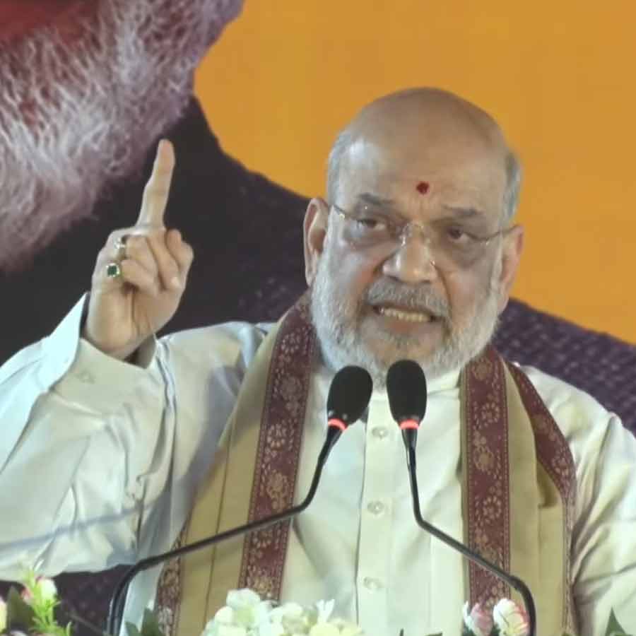 শনিবার ব্যারাকপুরের সভায় অমিত শাহ।