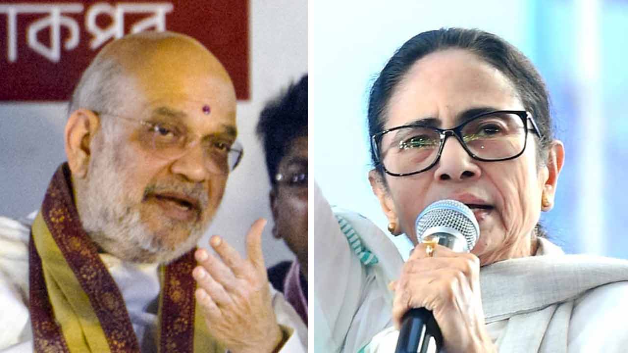Amit Shah attacks ‘Administrator Mamata’ on Anandapur Fire issue, TMC retorts with Gujarat infrastructural disaster incidents
