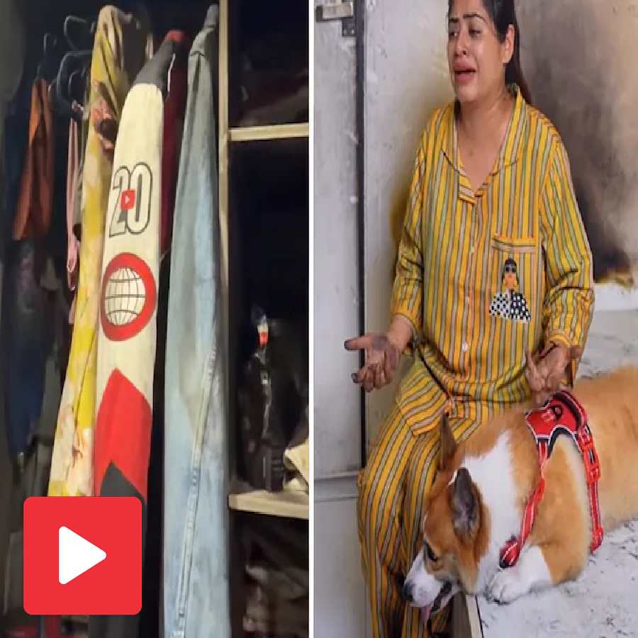 A video shows major fire broke out at the residence of Surat-based popular YouTuber dgtl