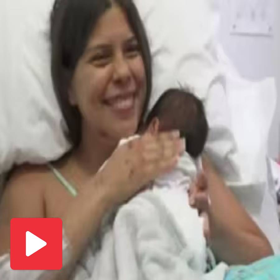 A video of newborn baby and his mother found alive under the rubble of a building in Venezuela dgtl