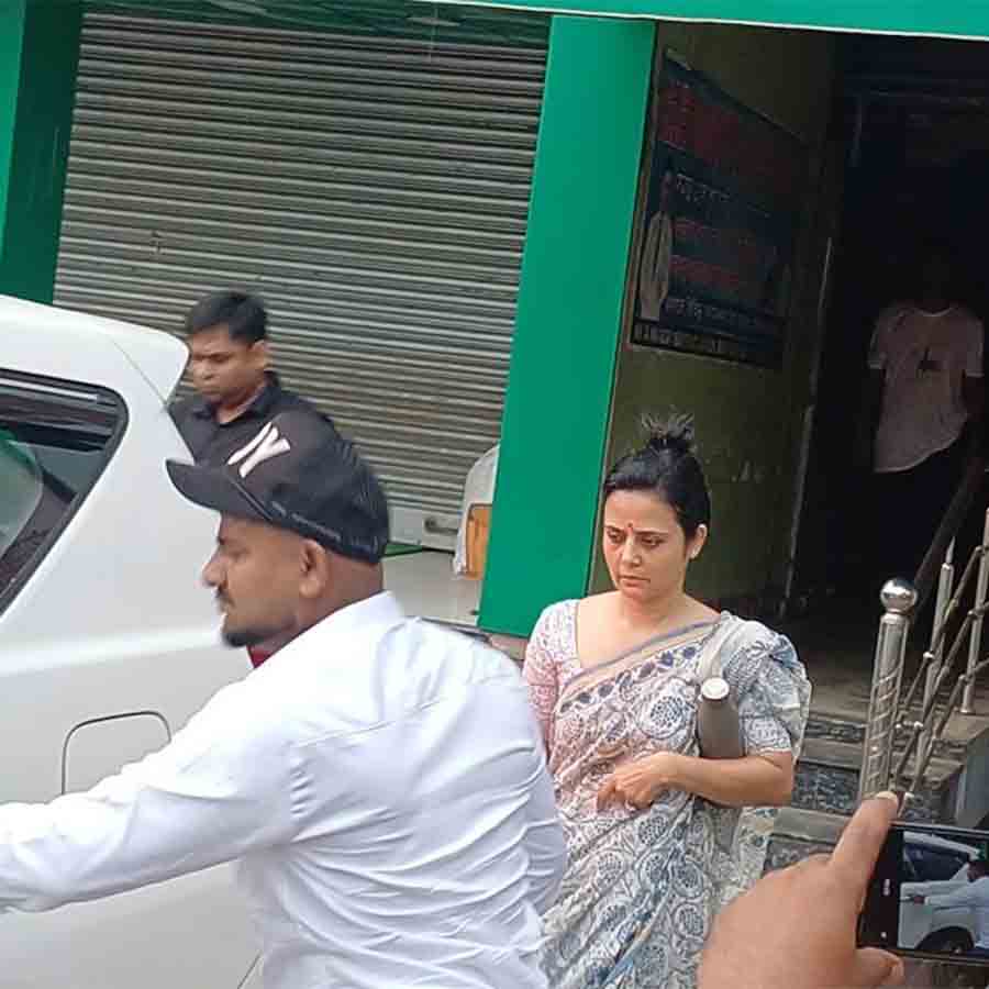 Mahua Moitra angry over TMC leader of Kaliganj