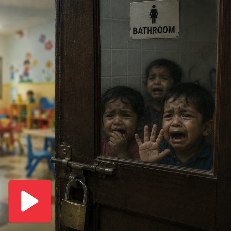 Video shows Toddlers kept in washing machines, bathroom and tortured with jet spray in Bengaluru day care center, police investigating