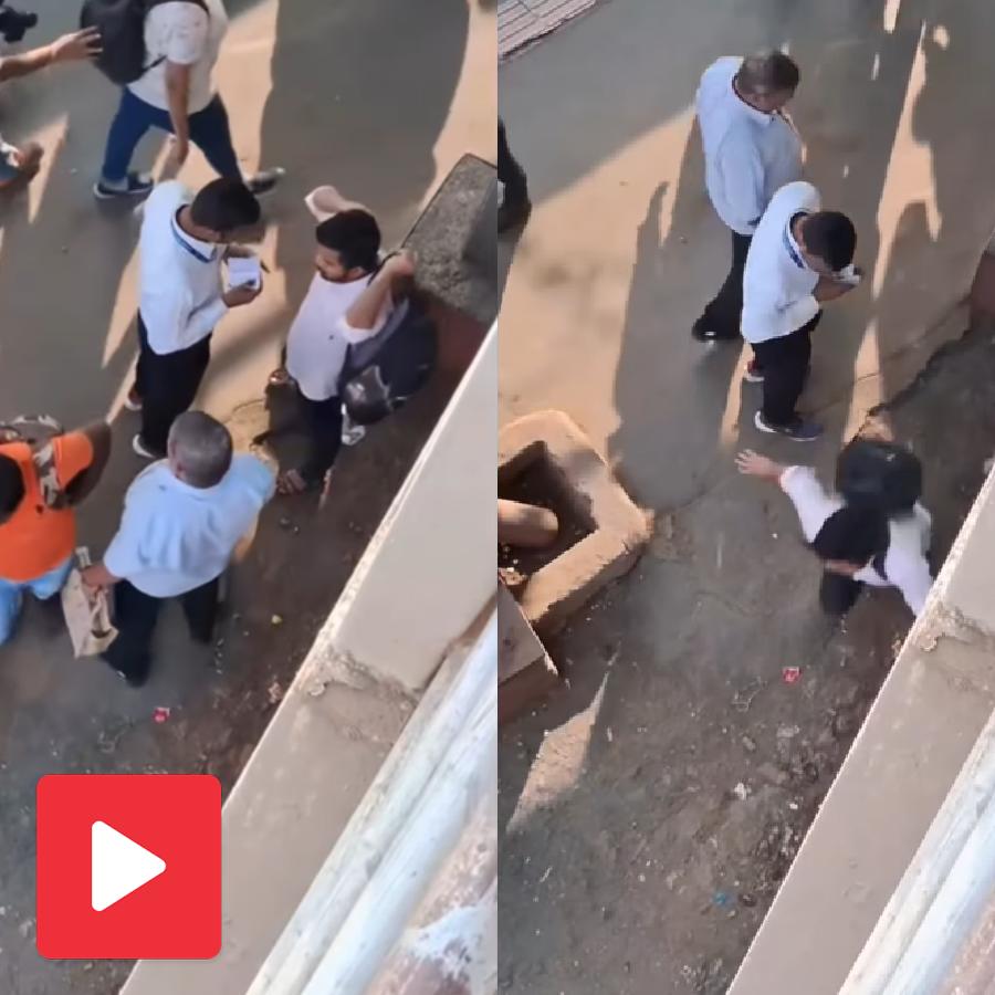 Video shows ticketless youth ran away after TC catches him